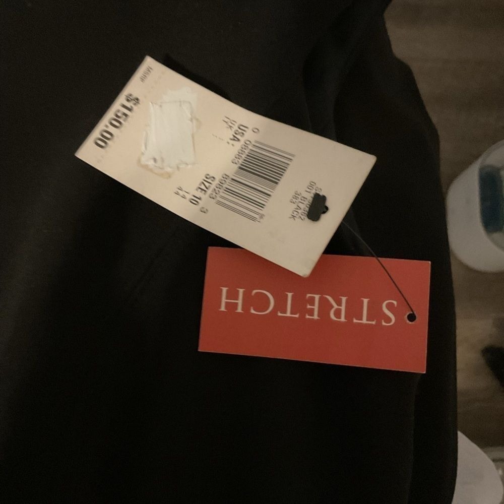 NWT Anne Klein dress black size 10 black label retail $150 - Picture 5 of 9